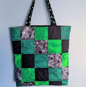 Wicked Theme Quilted Tote Bag